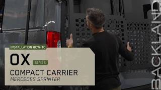 OX COMPACT CARRIER FOR SPRINTER VANS Install How-to