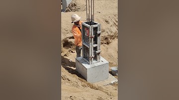 Technical Install concrete stump column formwork for underground