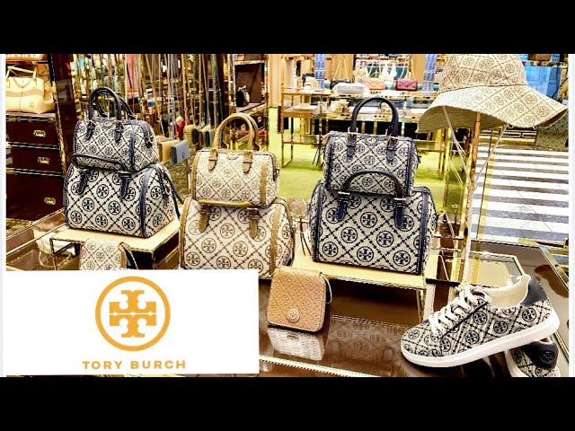 First Impressions: Tory Burch T Monogram Jacquard Tote Bag In Navy 