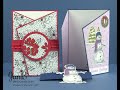 No.606 - Angled Tri-fold Card - JanB No.5 Top UK Stampin' Up! Independent Demonstrator