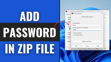 How To Password Protect a Zip File (Windows 11 Tutorial)