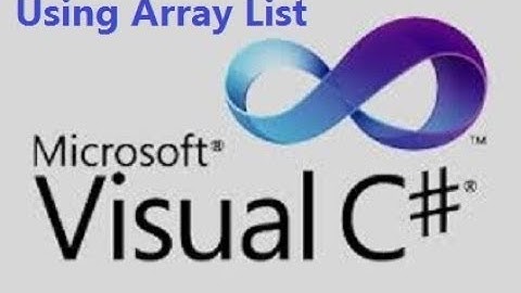 C# Training - Using Array List
