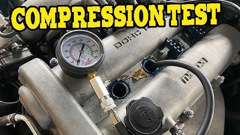 Compression Testing My 1.6 Miata!