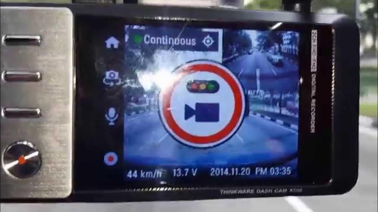 Thinkware X500 Speed / Red Light Camera Detector YouTube