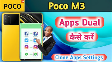 How to enable dual apps in poco m3 | Poco m3 main dual apps kaise banaye | Poco m3 dual apps