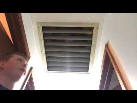 Hunter Whole House Fan - YouTube