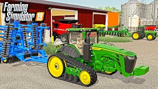 NEW JOHN DEERE 8RT DEMO! PREPARING FOR SPRING PLANTING! (ROLEPLAY) | FARMING SIMULATOR 2019