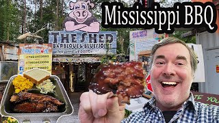 BBQ Travel Vlog: Mississippi BBQ Review at The Shed Barbeque & Blues Joint in Ocean Springs, MS