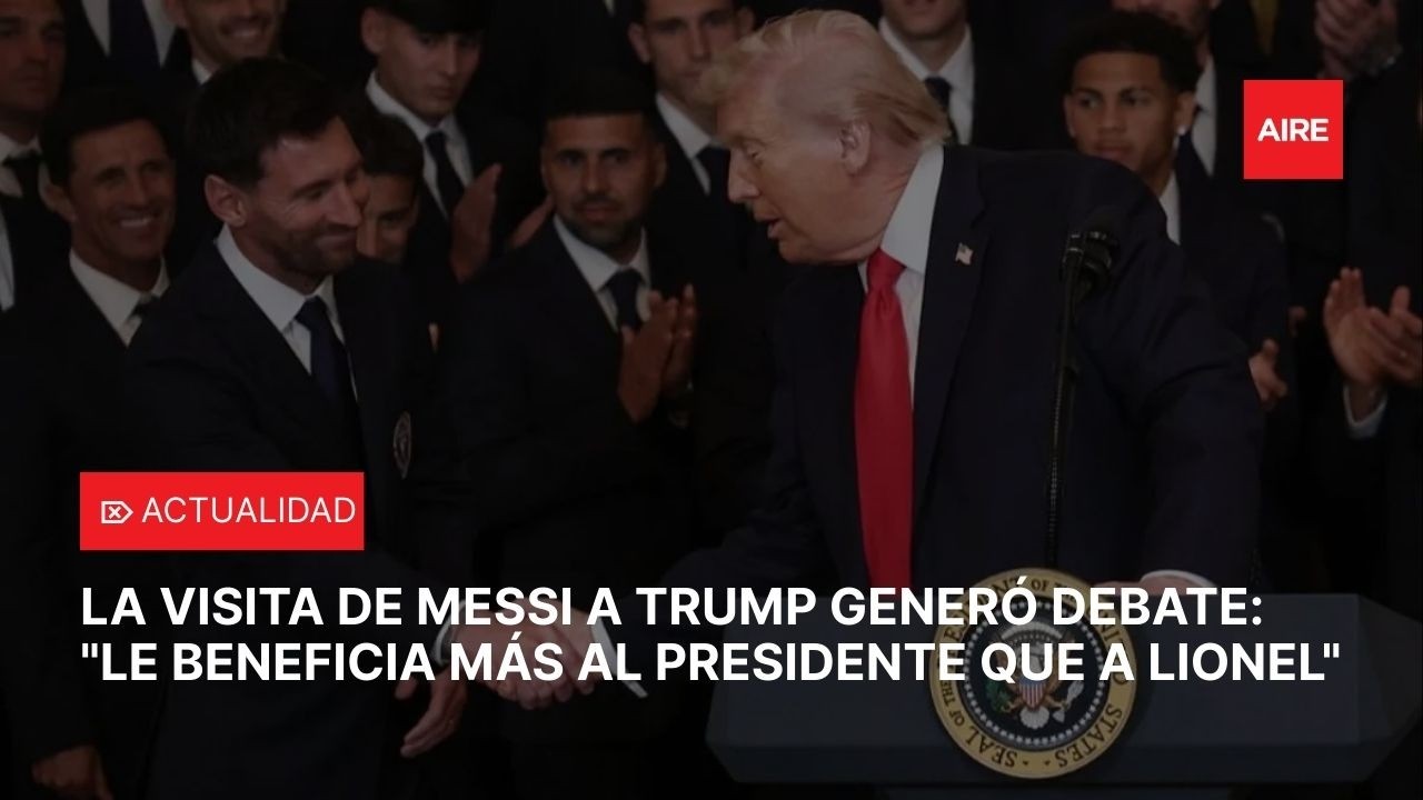 La visita de Messi a Trump generó debate y un relator de la MLS analizó el trasfondo del encuentro