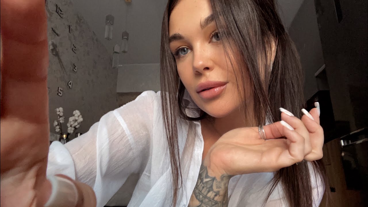 АСМР прикосновения к камере / движение рук / тэппинг