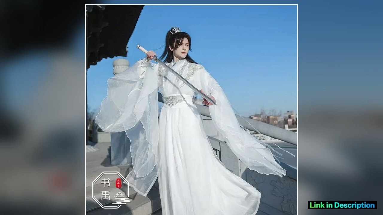 Cosplay chu wanning Costume White Dress Ancient Hanfu ChuWanning MoRan Chinese TV Antiquities Serie
