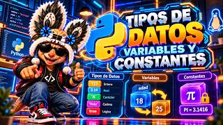 PYTHON - Tipos de datos - Variables y Constantes | Curso de Programación desde Cero #002
