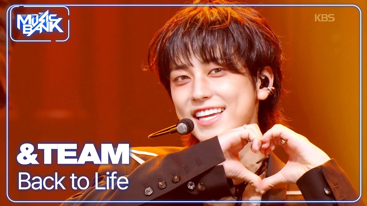Back to Life - &TEAM 앤팀 [Music Bank] | KBS WORLD TV 251107 - YouTube
