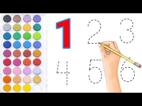how to write 1234 || write 1 to 20 | write one two three, one to twenty, 1234 Numbers, Kangaroo TV,