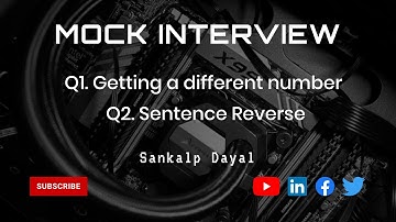 Pramp Mock Interview - 1