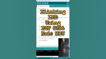 Blinking LED NodeMCU 8266 | Arduino #coding #programming #nodemcu #arduino #esp8266