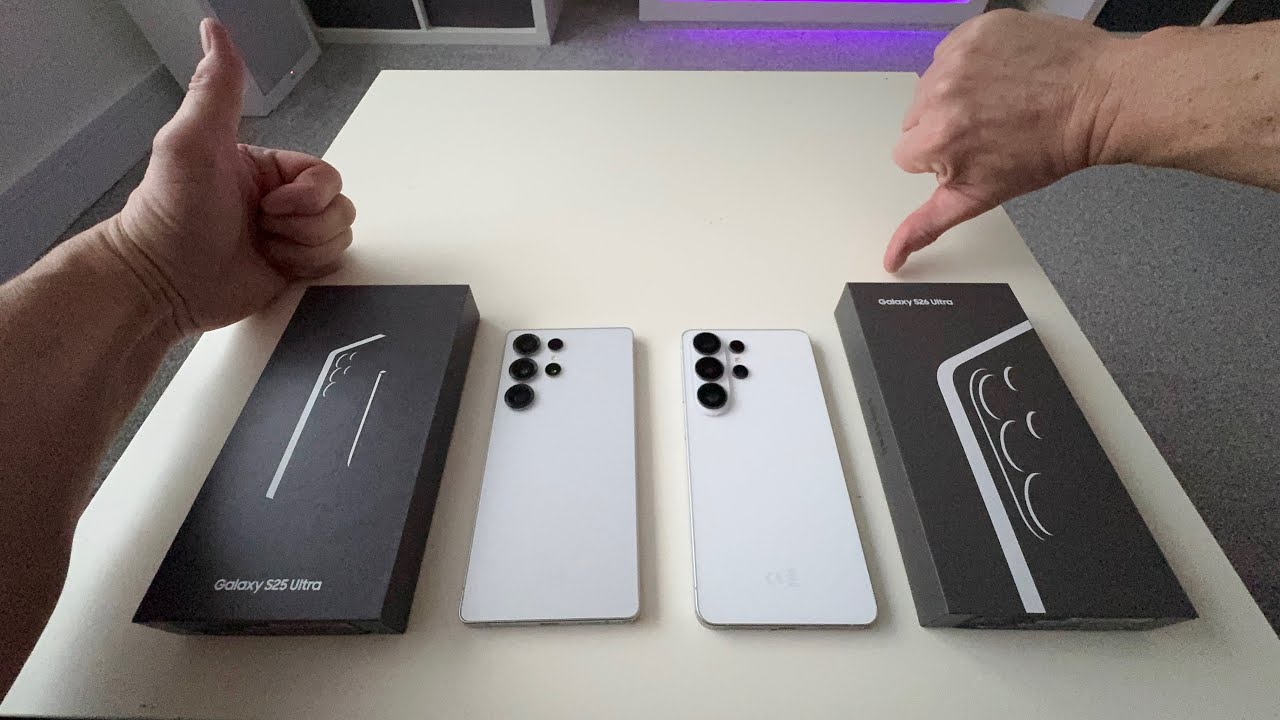 Galaxy S26 Ultra vs S25 Ultra | It’s a DOWNGRADE! white design showdown.
