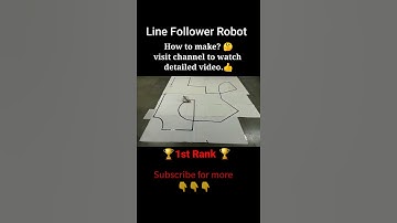 🏆 Line follower robot competition🏆 winner robot. #shorts #shortvideo #arduino #new