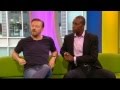 Ricky Gervais The One Show 2012