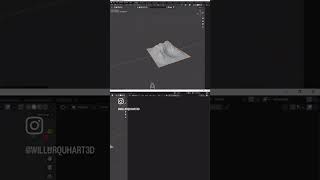 SIMPLE SNOW COVERED MOUNTAINS BLENDER TUTORIAL