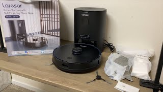 Laresar L6 Pro Robot Vacuum & Mop w/ Self Empty Bin - Unboxing & First Test on Carpet and Hard Floor