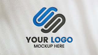 Paper Logo Mockup Tutorial using Photoshop