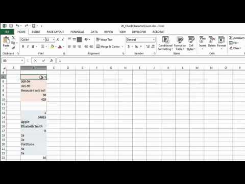 Video: How To Determine The Number Of Characters