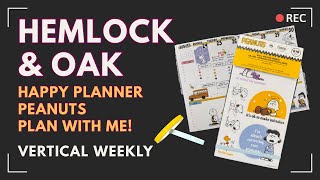 Peanuts Plan with Me! | Back to School | Hemlock & Oak