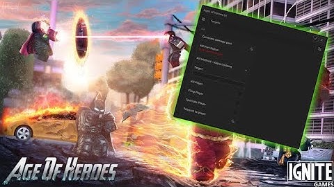 Roblox Age of Heroes Insane OP Script! (Autofarm, kill players, perma grab, teleport players, etc).