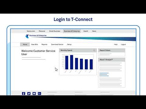 T Analyst - Downloading a bill - Telstra Connect