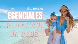 ESENCIALES para ir a la PLAYA con mi bebé | Todo lo que empaco | Alejate con Ale