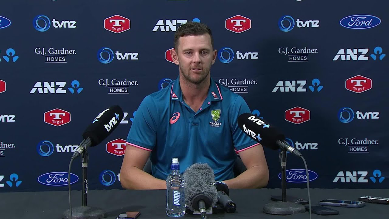 Josh Hazlewood Press Conference | BLACKCAPS v Australia | 1st Test