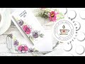 Spellbinders | Clear Stamp of the Month Club | July 2021 | Sending Floral Wishes