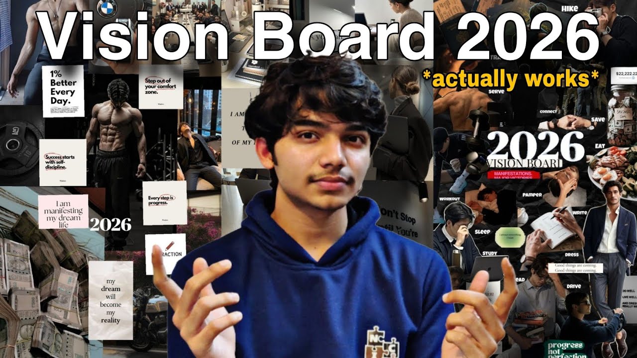 How to make a 2026 vision board that ACTUALLY works!! - YouTube