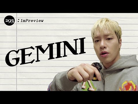 [1m Preview] 본업 존잘 얼굴 천재 제미나이(GEMINI)의 비하인드 셀프CAM 📷
