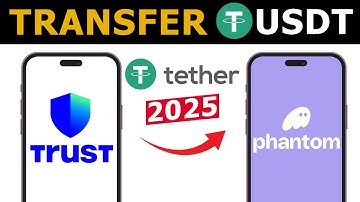 How to Transfer USDT Crypto From Trust Wallet to Phantom Wallet | Step by Step