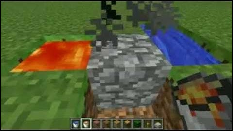 minecraft tutorial (1.2.3) : cobble stone generator