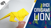 ライオン 折り紙 Lion Origami Youtube ライオン 折り紙 Lion Origami Youtube