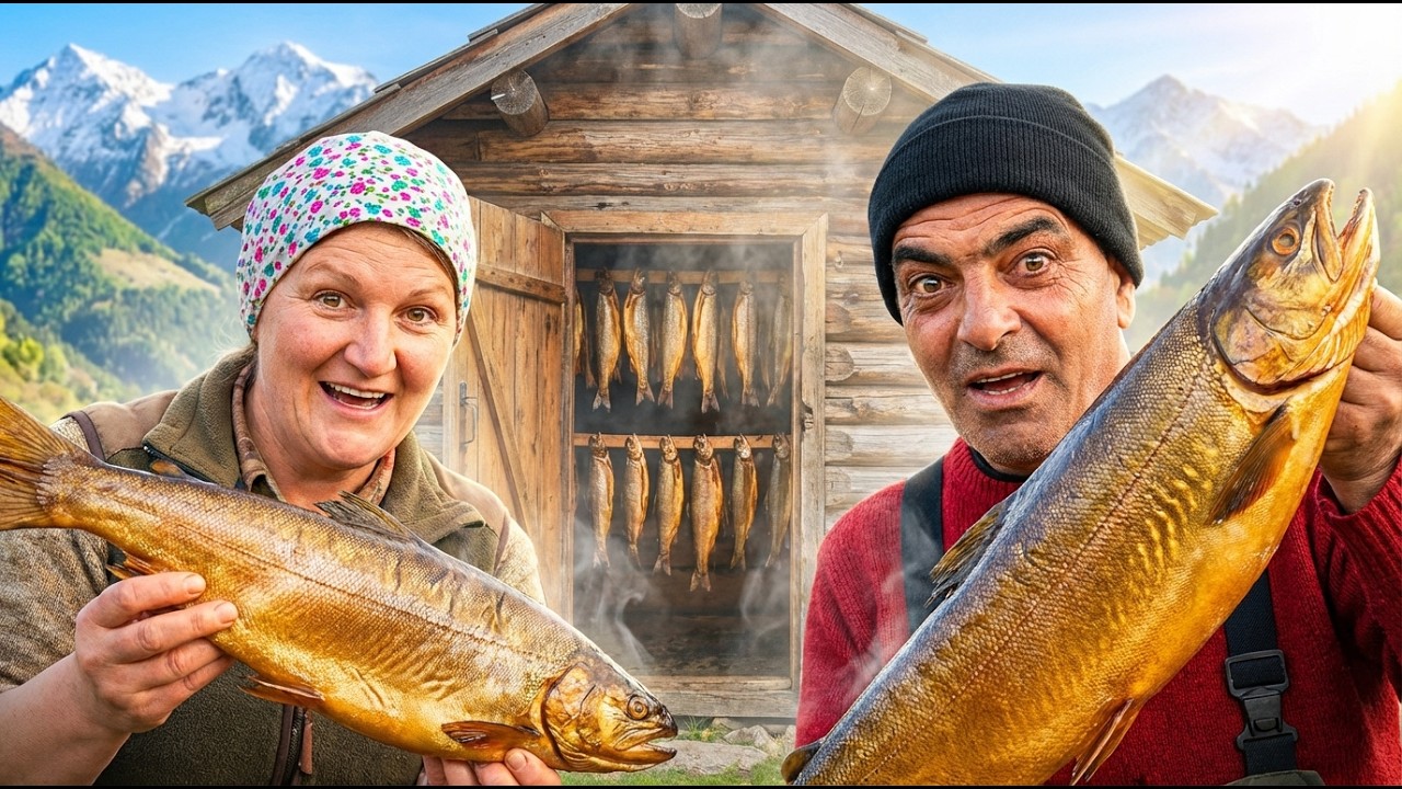 How to Prepare Traditional Smoked Fish and Fish Stew | Mountain Homestead Cooking #youtube