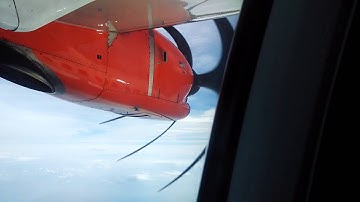 Air plane propeller stroboscope effect