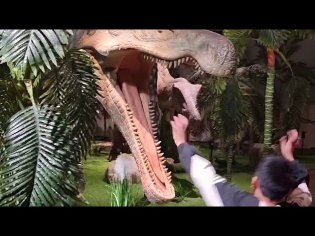 Jurassic  Research  Center  in Genting Highlands 🦕🦖 #malaysia #dinosaur class=