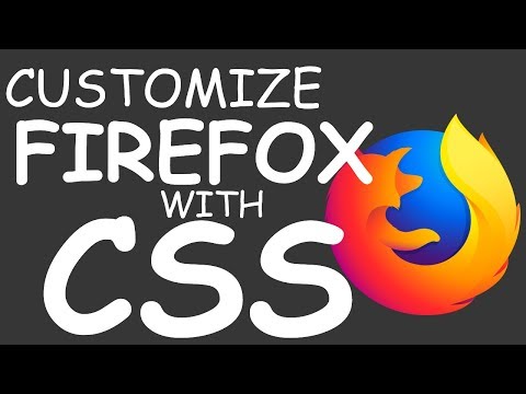 How To Change the default CSS on Firefox