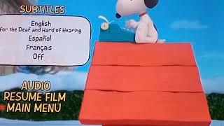 Opening To The Peanuts Movie Dvd French 2007