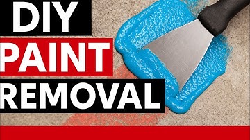 HOW TO REMOVE PAINT OFF OF CONCRETE