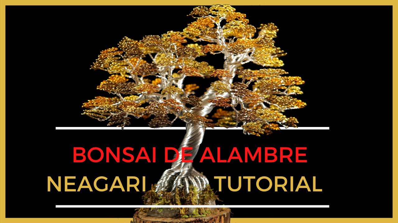 Fabricación de árboles bonsai accesorios hechos a mano alambre y tijera  bonsai herramientas bonsai soporte de bonsai