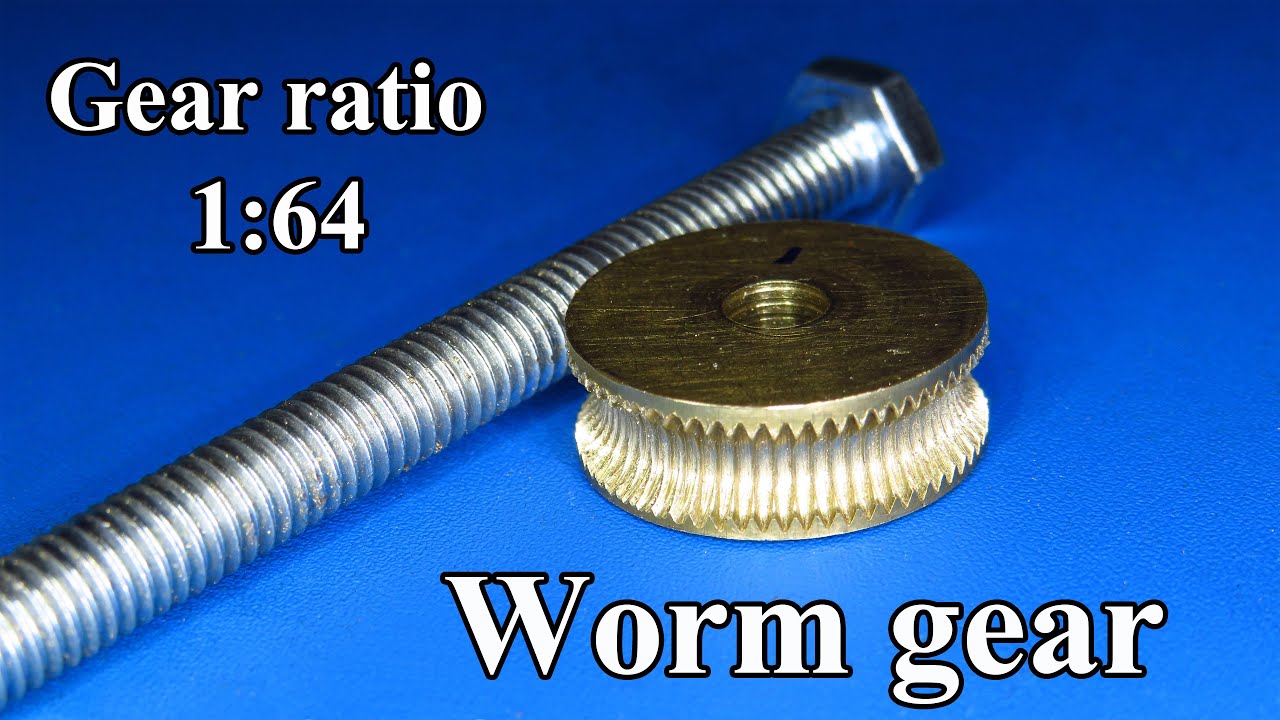 How to make Worm gear | 1:64 ratio