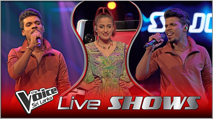 Sajith Pushpakumara | Bad Romance | Team Hirushi | Live Shows | The Voice Sri Lanka