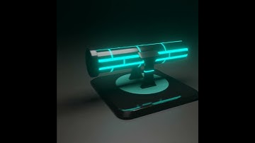Laser Cannon in Blender