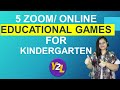 Zoom games for Kindergarten | Online activities for preprimary | How to make online class joyful -KG