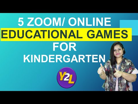 Zoom Games For Kindergarten | Online Activities For Preprimary | How To Make Online Class Joyful -KG